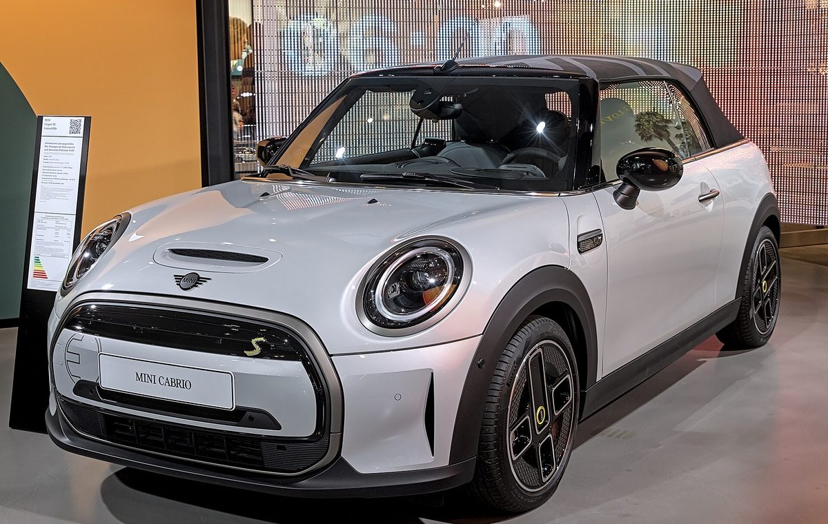 MINI Cooper Convertible — example of a Midsize Convertible class rental car